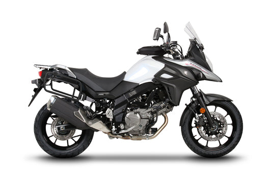 4P System side mounts on Suzuki VStrom 650 / XT - Providing strong structure for adventure trips