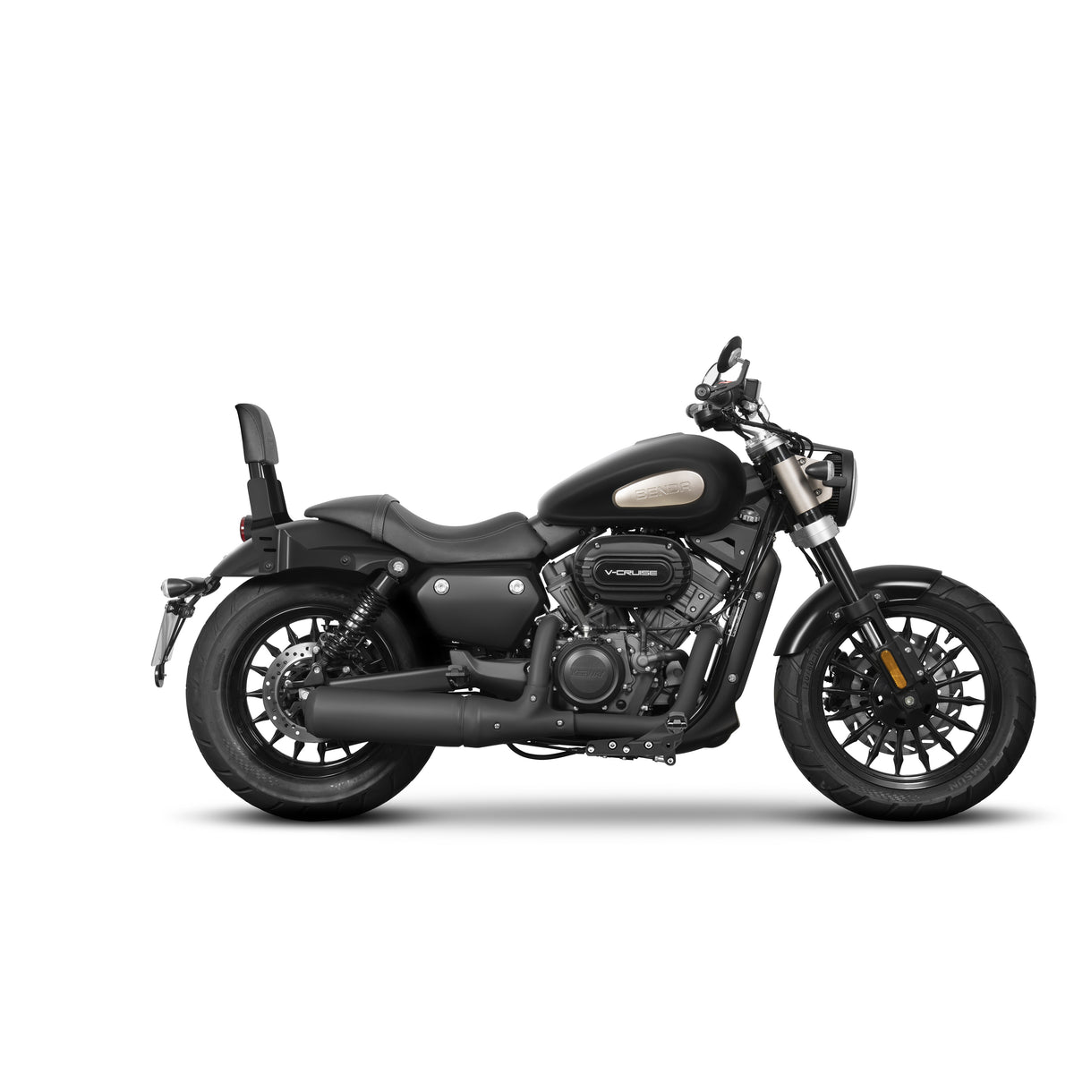 SHAD B0VC32SN Sissy Bar for Keeway & Benda Cruisers