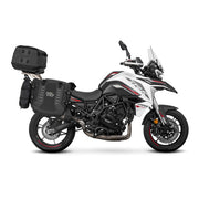 SHAD TR40 - TR50 Soft adventure luggage set mounted on Benelli TRK 702X - perfect for travel