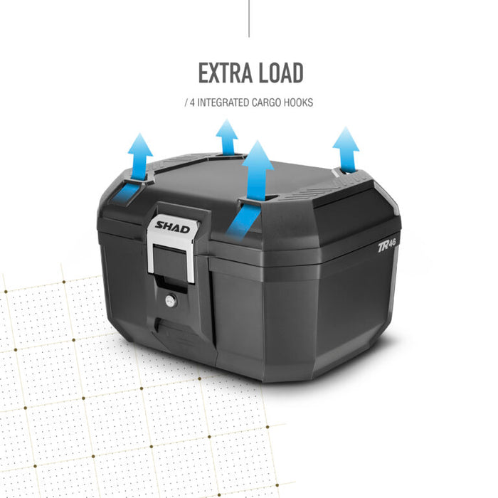 TR46 Terra Black Top Case