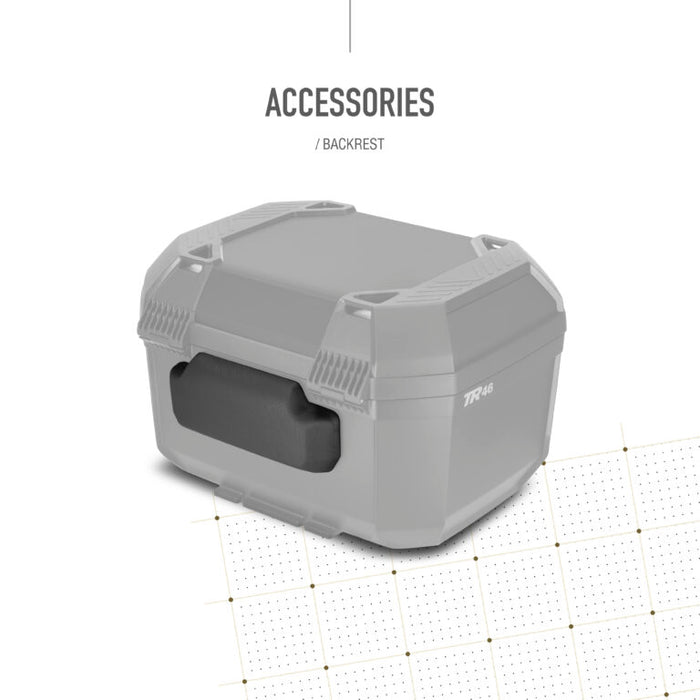 TR46 Terra Black Top Case
