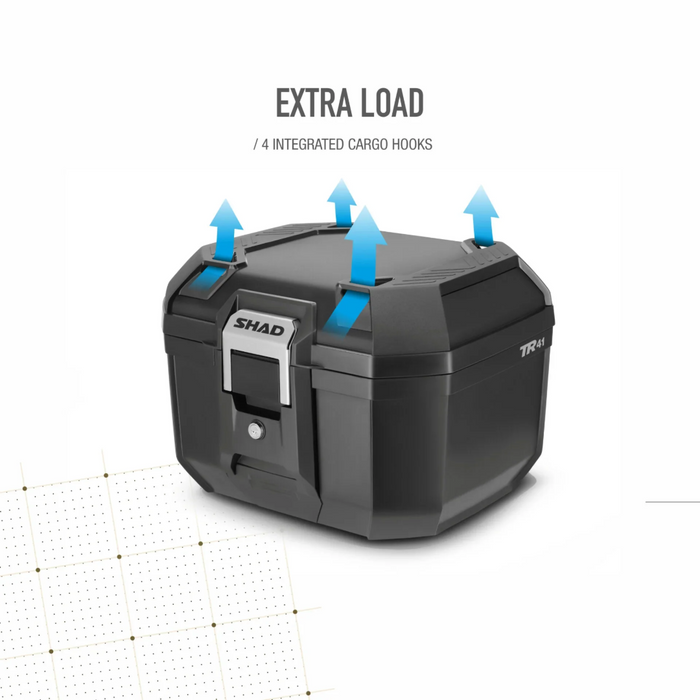 TR41 Terra Black Top Case