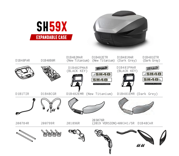 SH59X Spare Parts